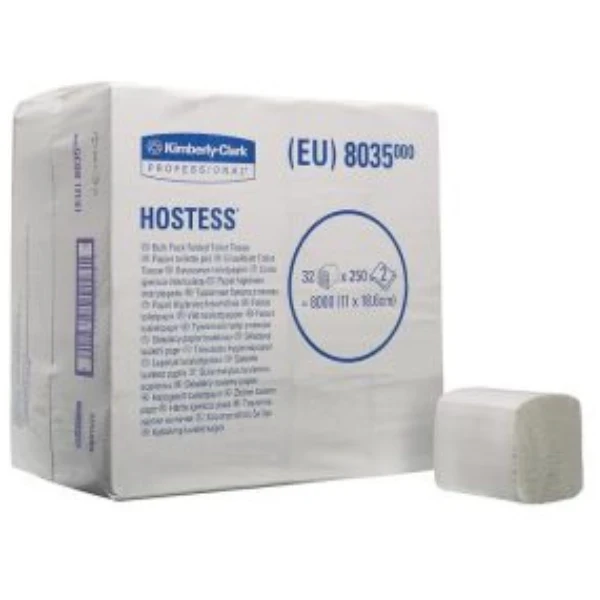Hostess тоалетна х-я на пачки 32х250 Kimberly-Clark 8035