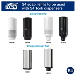 Thumbnail 3 of 520501 TORK S4 Premium, Сапун за ръце на пяна, 1л.