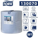 Thumbnail 2 of 130070 Индустриална ролка Tork W1 Синя 34х37см 1000 къса